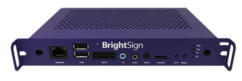 Brightsign Ho523 Full Hd Standard Io Html5 Media Player Kingly Pte Ltd