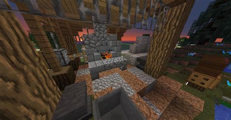 Made This Forge Area For A Build Being Used For A Party On A Server I