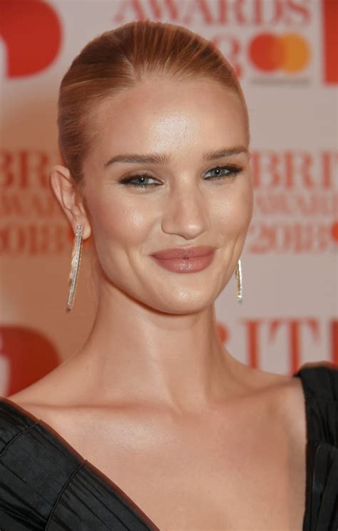 Rosie Huntington Whiteley Celebrity Hair And Makeup At The 2018 Brit