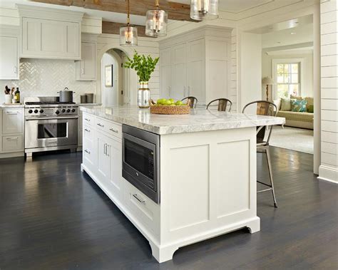 Pairing the clean look of white cabinets in our pearl finish with our deep smokey hills on the gray island, the result is a match made in finish heaven. Gray Kitchen Cabinets with White Island and Rope and Seeded Glass Light Pendants - Transitional ...