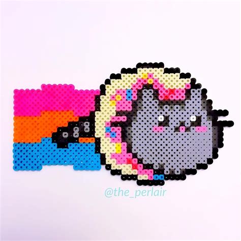 Donut Nyan Cat Perler Bead Pattern Bead Sprites Characters Fuse The Best Porn Website