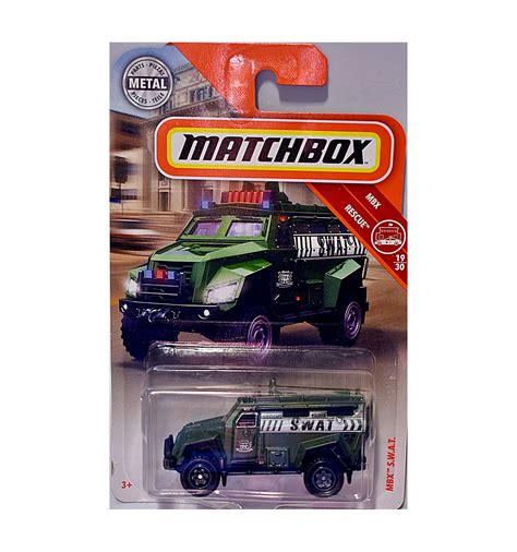 Mbx X Police Matchbox Pursuit Truck Heroic Rescue Team Silver Meter
