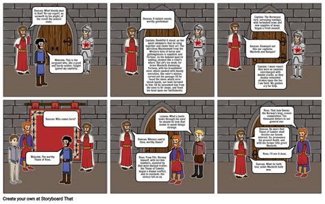 Macbeth Act I Storyboard Storyboard By A Da