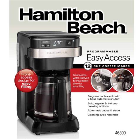 Maybe you would like to learn more about one of these? Hamilton Beach 12-Cup Programmable Coffee Maker with Front ...