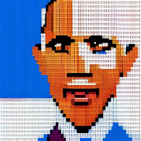 Obama Pixel Art Hyper Realistic Hd Hq Photo Stable Diffusion