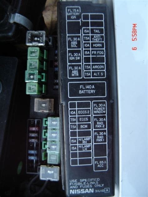 Then it must be the fuse, but i can't figure which fuse it is. 2007 nissan xterra fuse box diagram