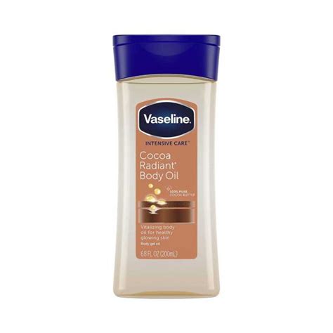 vaseline intensive care cocoa radiant body oil 200ml
