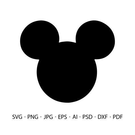 Mickey Mouse Svg Png File Cricut Etsy