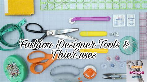 Fashion Designer Tools And Their Uses Pattern Making Tools Sewing Kit Material Sewing