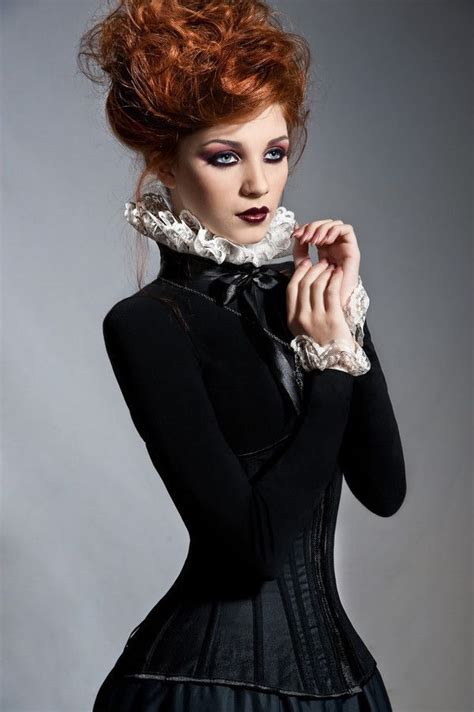 Female Noble Npc Steampunk Hairstyles Gothic Outfits Victorian Goth