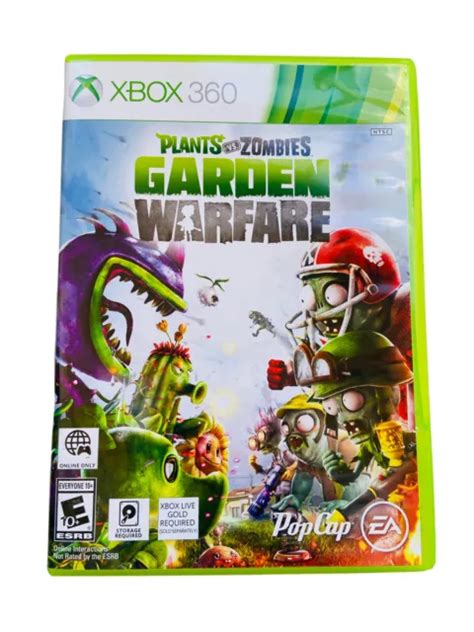 Plants Vs Zombies Garden Warfare Microsoft Xbox 360 Video Game No