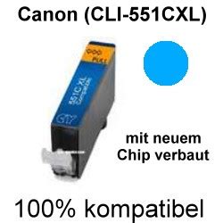 Jetzt günstig für ihren drucker canon pixma ip 7200 series patronen kaufen. Drucker-Patrone kompatibel Canon (CLI-551 C XL) Cyan mit ...