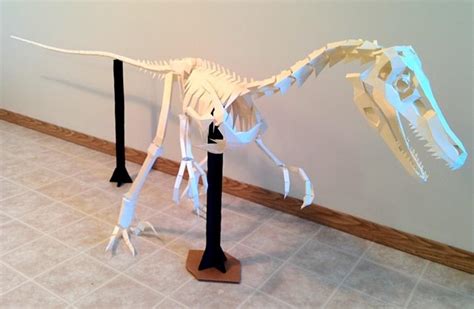 Velociraptor Papercraft Tutorial