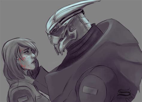 Pin By Leslie Shepherd On Garrus Mass Effect Romance Mass Effect