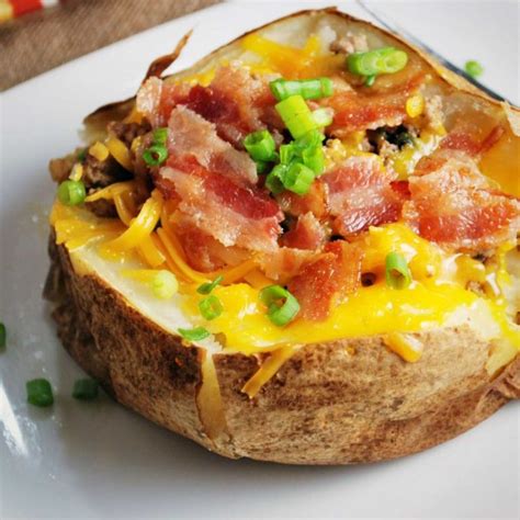Healthy And Protein Packed Baked Potato Bar Amees Savory Dish
