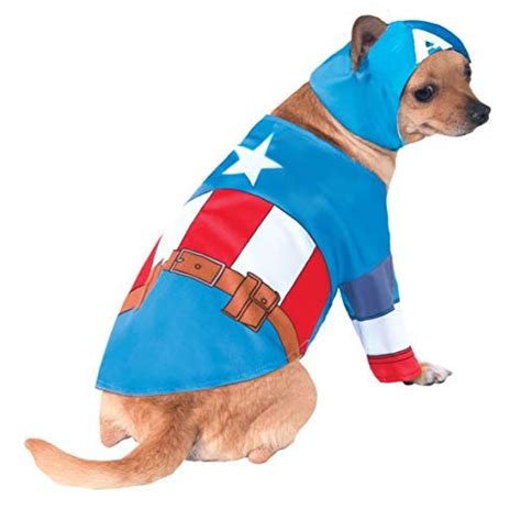 Rubies Marvel Universe Captain America Pet Costume Larg
