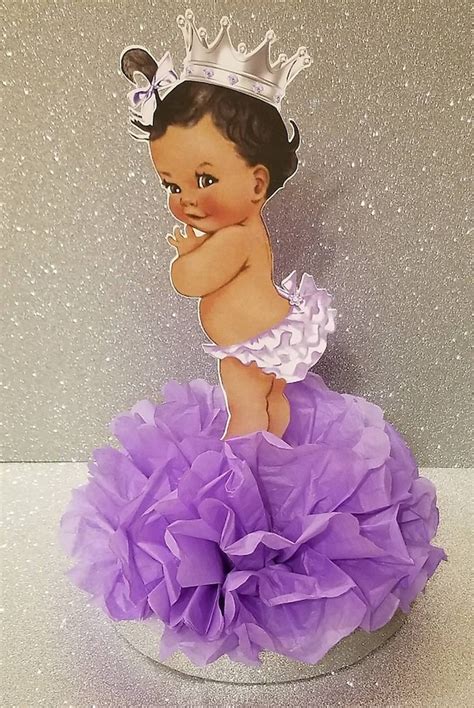 African American Princess Baby Shower Decorations