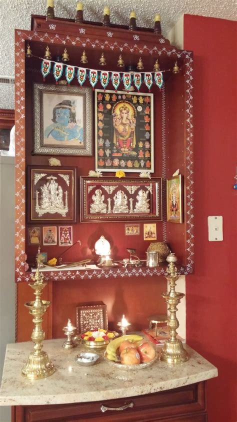 My Little Pooja Corner Pooja Room Door Design Temple Design For Home