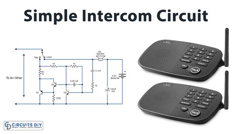 Simple Transistor Based Intercom Circuit