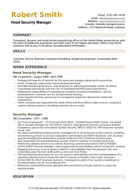 Pest means a vertebrate or invertebrate insect, bird, mammal, organism or a weed or plant pathogen that is in an. Security Manager Resume Samples | QwikResume