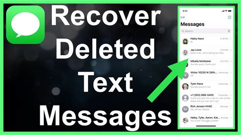 How To Recover Deleted Text Messages Youtube