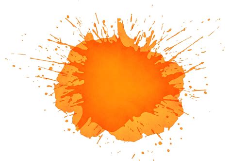 Orange Watercolor Splash Texture 1308232 Vector Art At Vecteezy