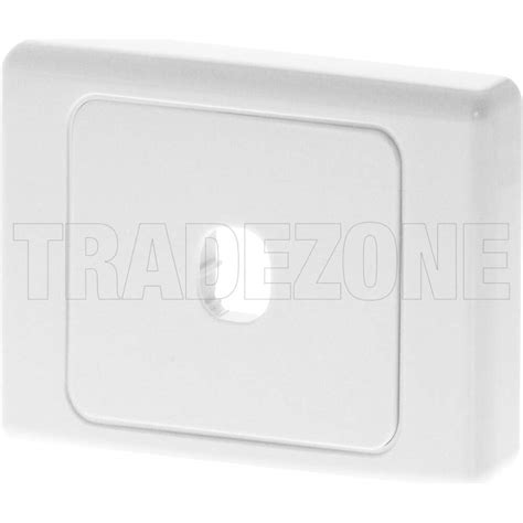 Clipsal 1 Gang 2000 Series Grid Plate And Surround Standard Cover White