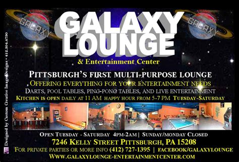 Galaxy Lounge Entertainment Center Pittsburghs First Multi Purpose Center