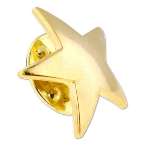 Our Gold Star Pins Are Die Struck From Fine Jewelers Metal Gold