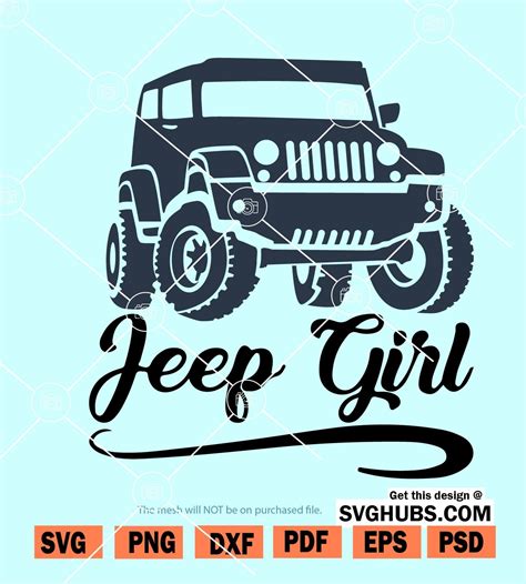 Jeep Girl Svg Jeep Svg File For Cricut Outdoor Life Svg