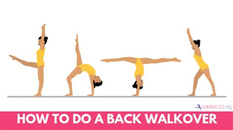 how to do a back walkover gymnastics hq gymnastics for beginners gymnastics flexibility