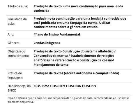 Plano De Aula Produção De Texto