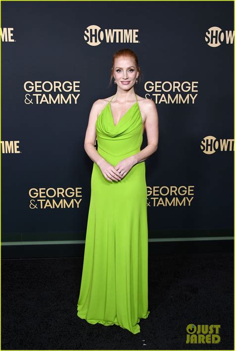 Jessica Chastain Looks Gorgeous In Green For George Tammy Premiere