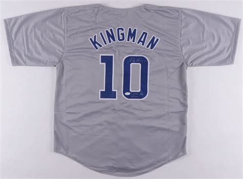 Authentic Autographed Dave Kingman Chicago Jersey Inscribed 442 Hr King