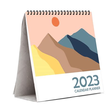 Paper Plane Design 2023 Calendar Desktable Calendar Size 8 Inch X 8