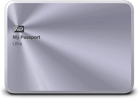 Wd 2tb Silver My Passport Ultra Metal Edition Portable External Hard