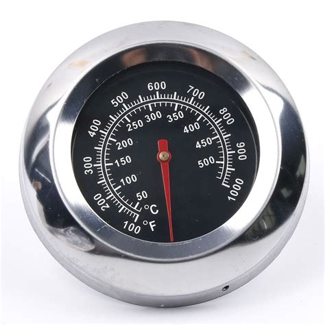 1pc 50~500c Outdoor Stainless Steel Display Thermometer Roast Barbecue