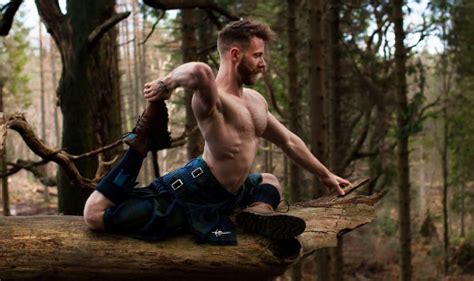 scottish man whose kilted yoga video went viral targeted in homophobic hate crime attitude
