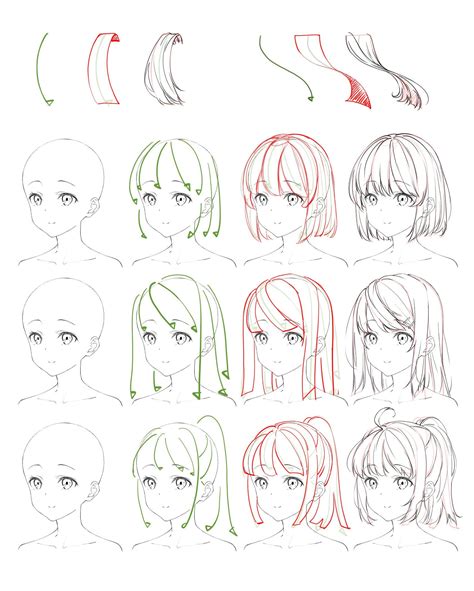 Anime Zeichnen Einfach Haare Artstation Haare Zeichnen Teil Ii My Xxx Hot Girl