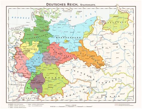 Deutschlandkarte 1936