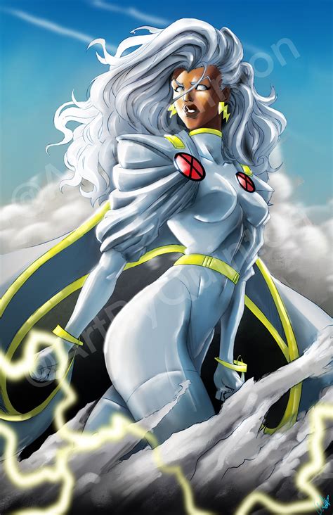 X Men Storm Marvel Comics Art Storm Marvel Xmen Art