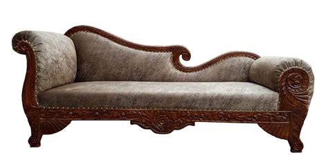 Tayyaba Enterprises Teak Wood Sofa Couch Or Wooden Chaise Lounge For