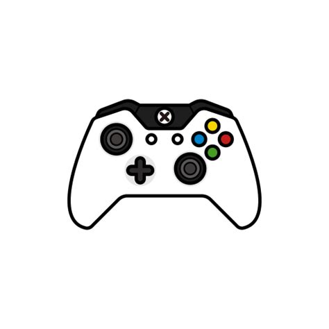 Controller Controllers Gamer White Xbox One Icon Free Download