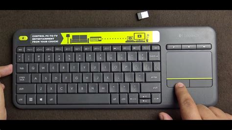 Logitech K400 Plus Wireless Touch Keyboard Youtube