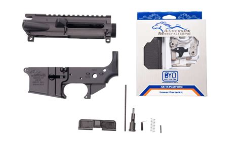 Anderson Am 15 Forged Ar15 Matched Receiver Set Includes Parts Kit Tombstone Tactical