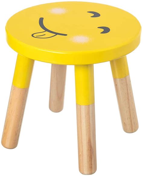 Wooden Stool For Kids Toddler Stool Hand Painted Wood Etsy