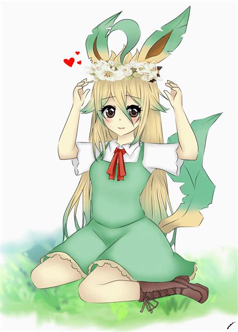Human Leafeon By Nirvna Chan On Deviantart