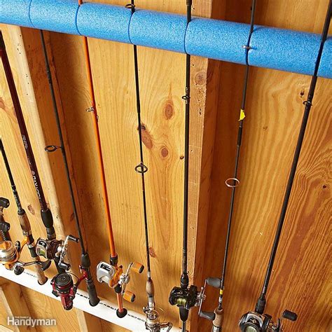 He asked for a fishing rod holder to contain his rods and reels, which up to now have been stacked against the wall in the garage next to boxes of his fishing if you don't want to make the cuts yourself, typically a hardware store will make the cuts for you for a small charge. The Most Popular Garage Organization Systems And How To ...