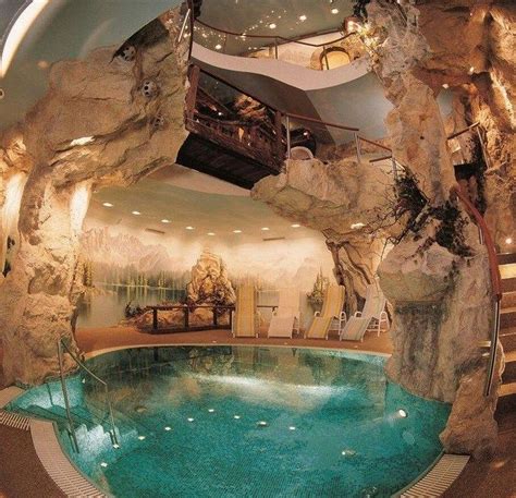 Real Man Cave With Pool Dream Pools Unusual Homes Indoor Pool