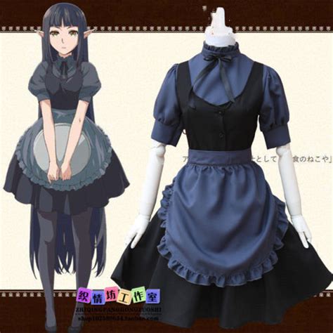 Anime Restaurant To Another World Aletta Kuro Maid Dress Uniform